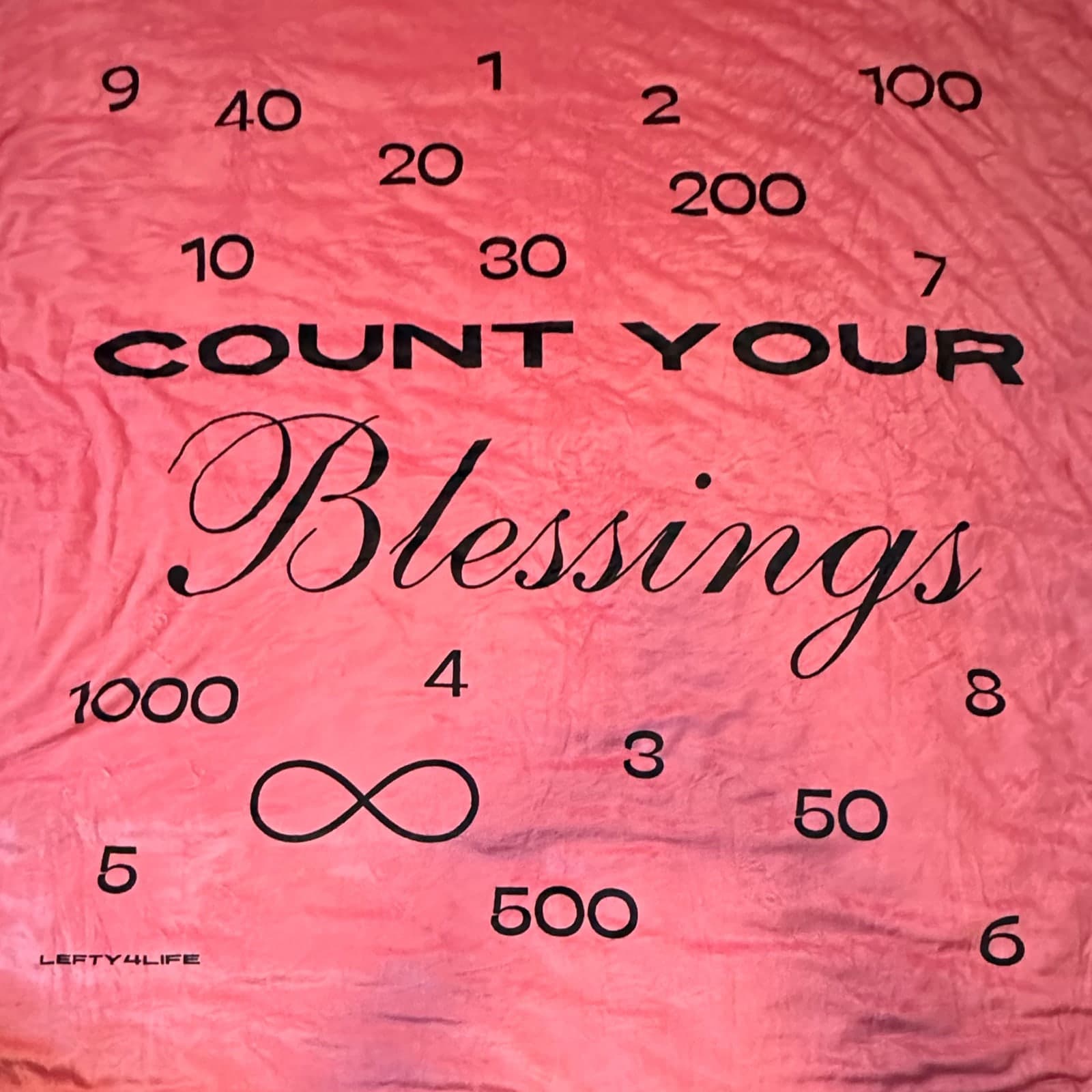 Count Your Blessing Blanket - Queen Size Throw