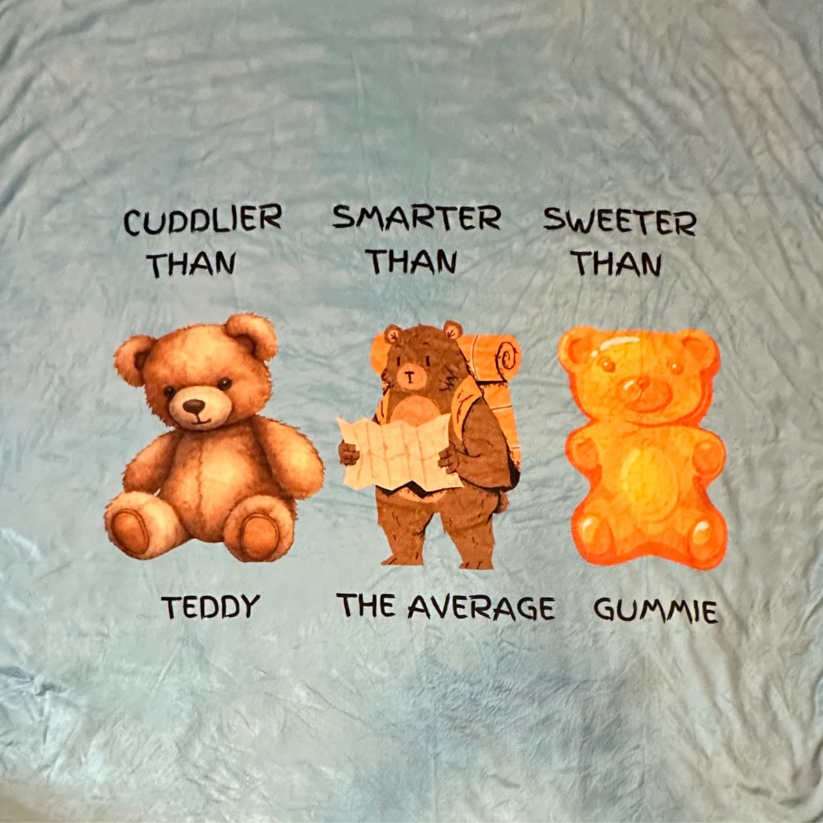 Teddy Bear Blanket - Queen Size Throw