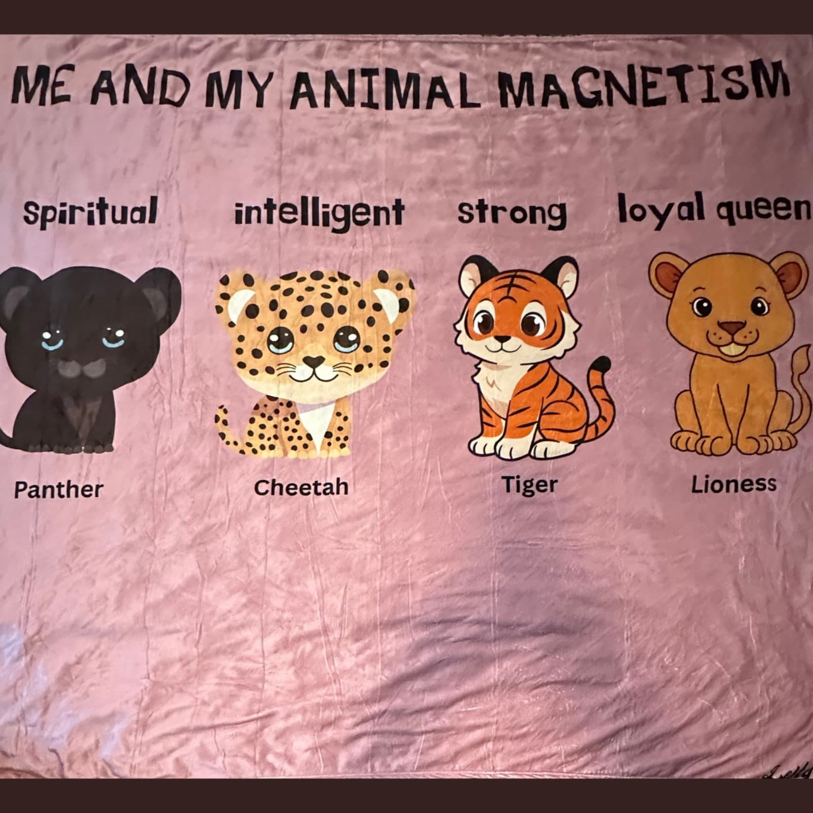 Female Animal Magnetism Blanket - Queen Size Throw